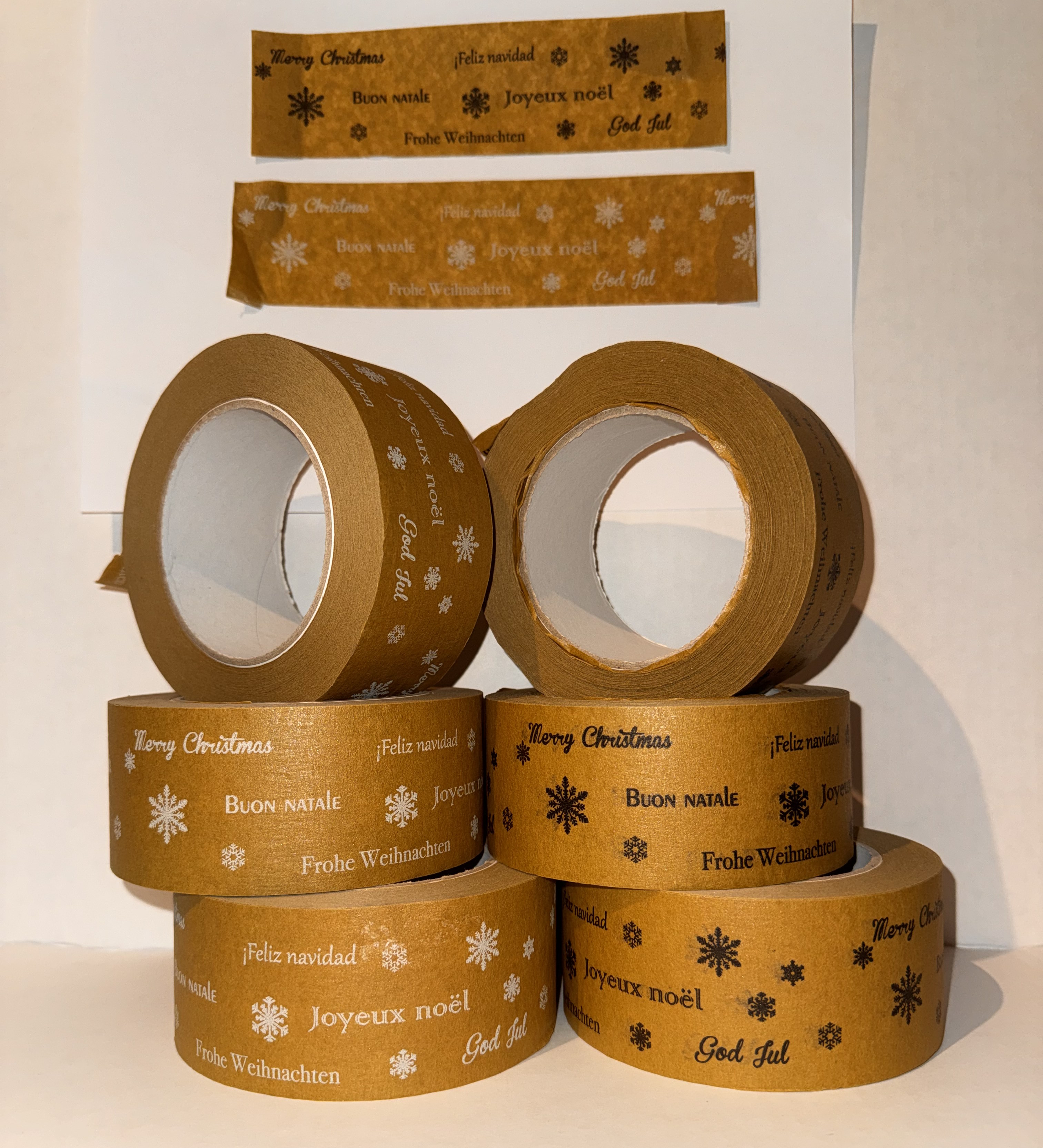 Produktfoto Papier Klebeband Weihnachten